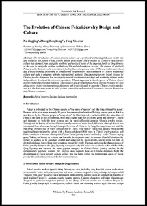 The evolution of Chinese feicui jewelry design and culture